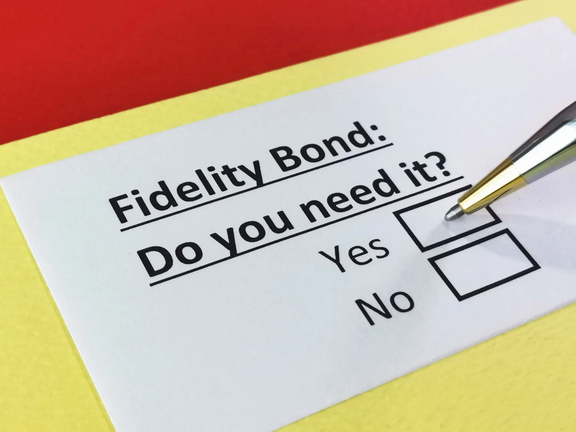 fidelity bond form