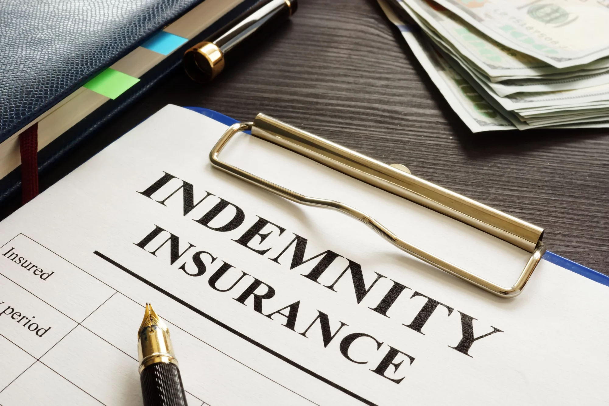 professional indemnity insurance coverage form