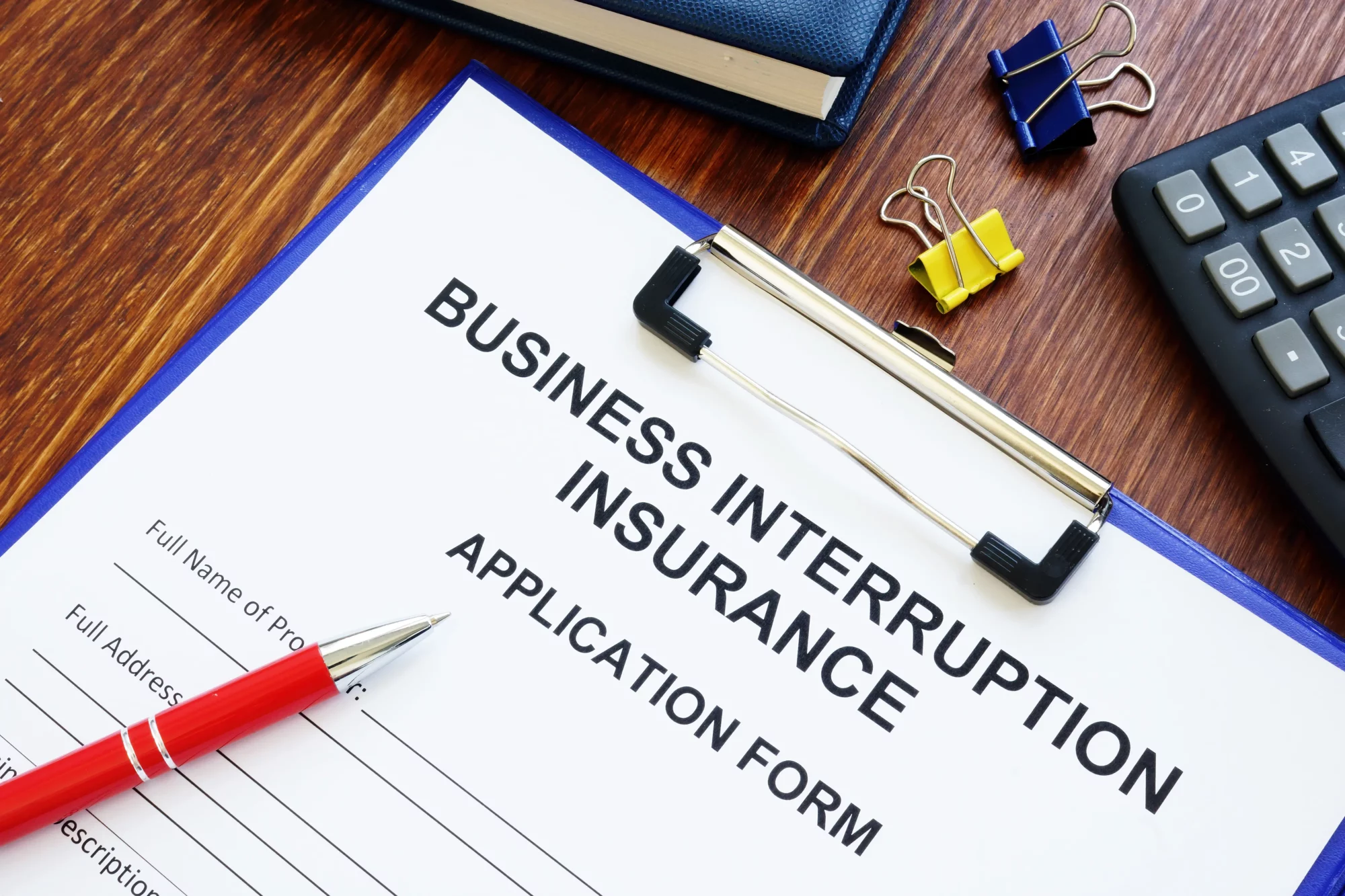 business interruption insurance form