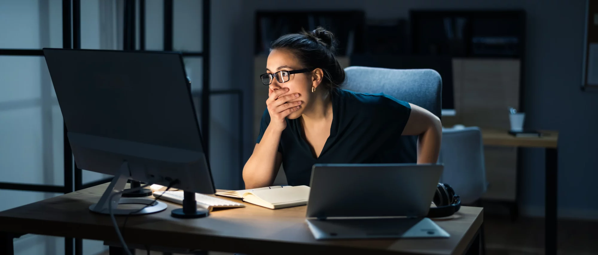 An online retailer experiencing a data breach
