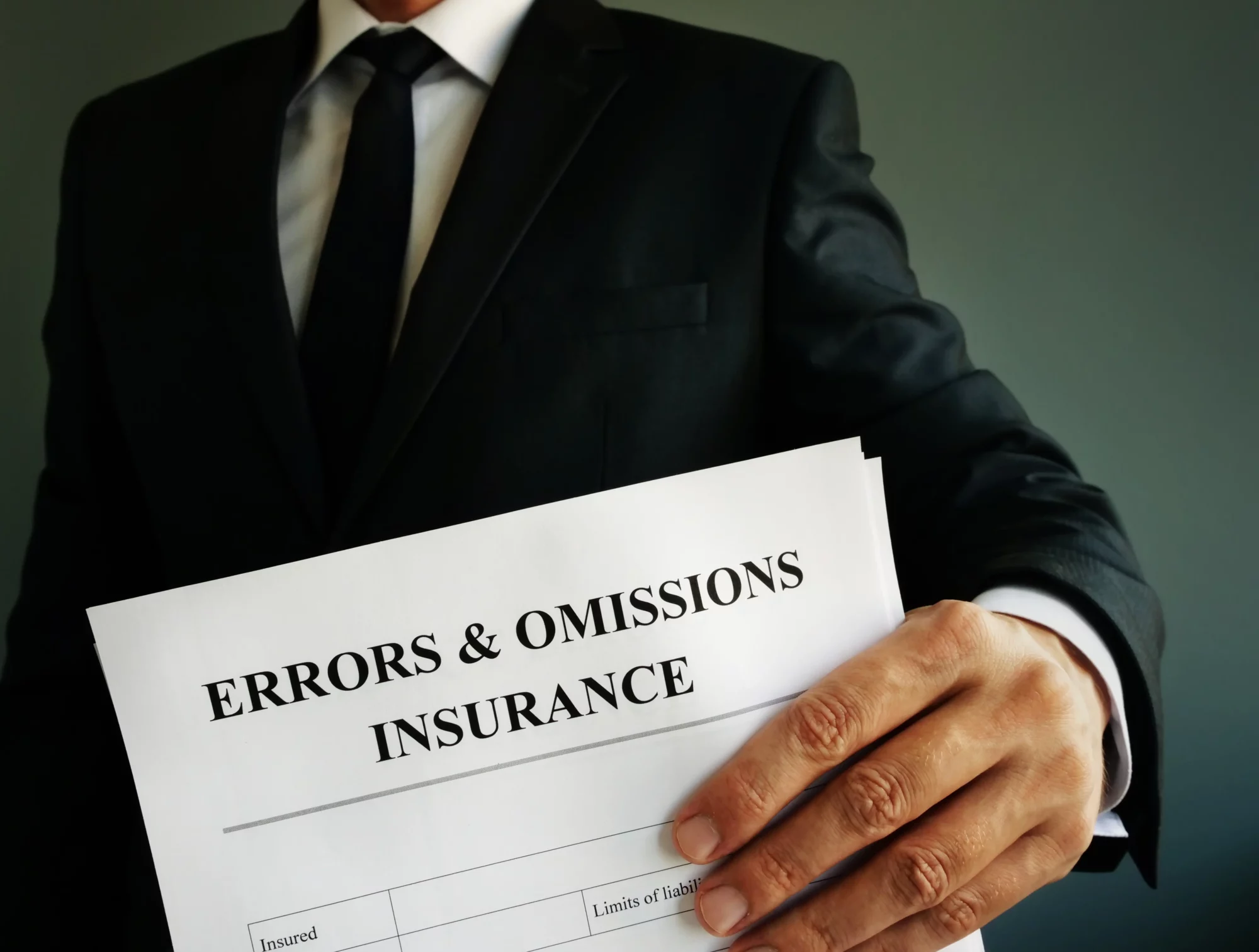 errors and omissions insurance form