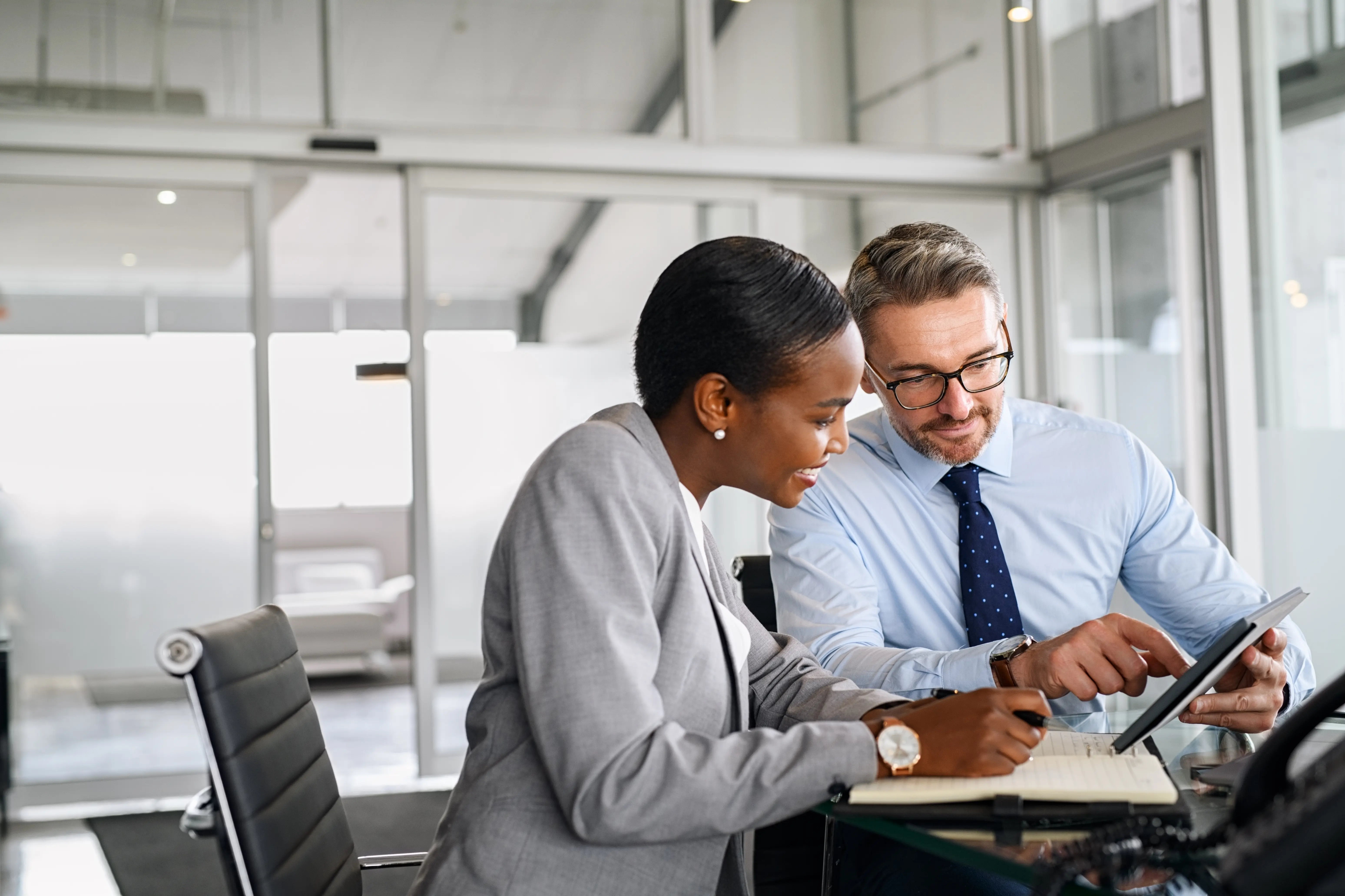 A consulting company reviewing business insurance coverage