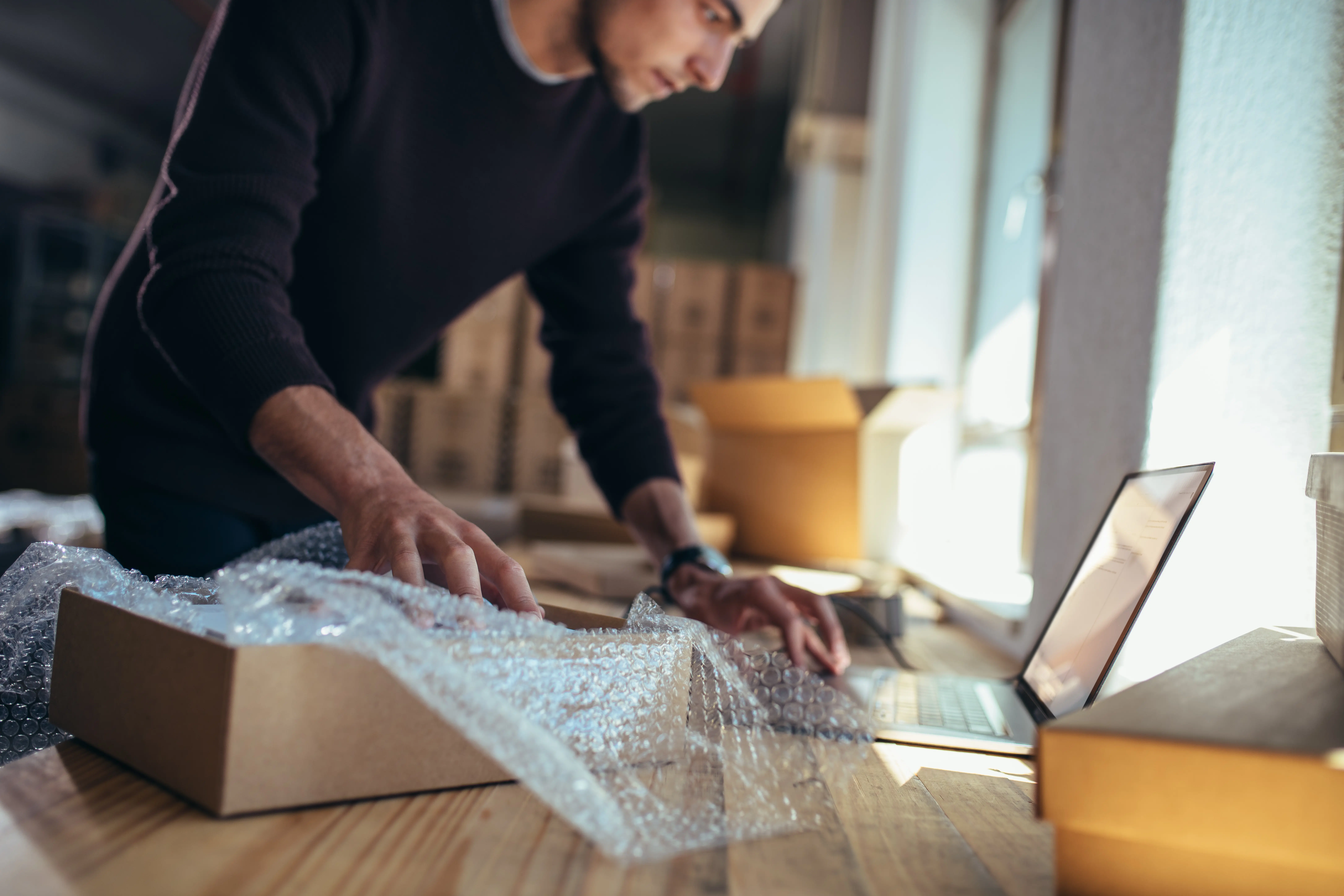 A business owner searching for more insurance coverage