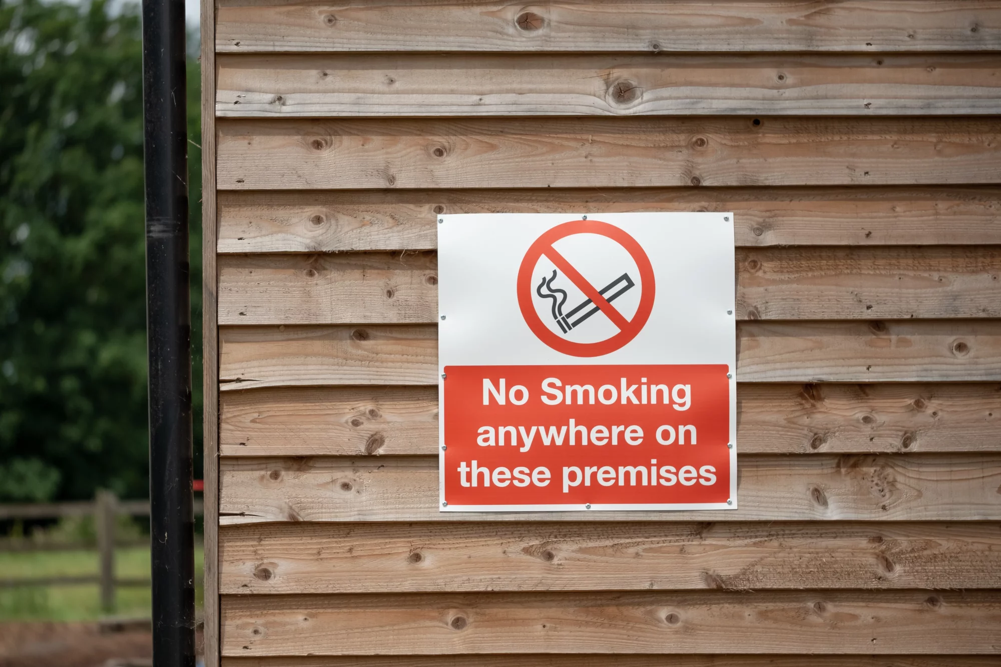 smoking not allowed on premises